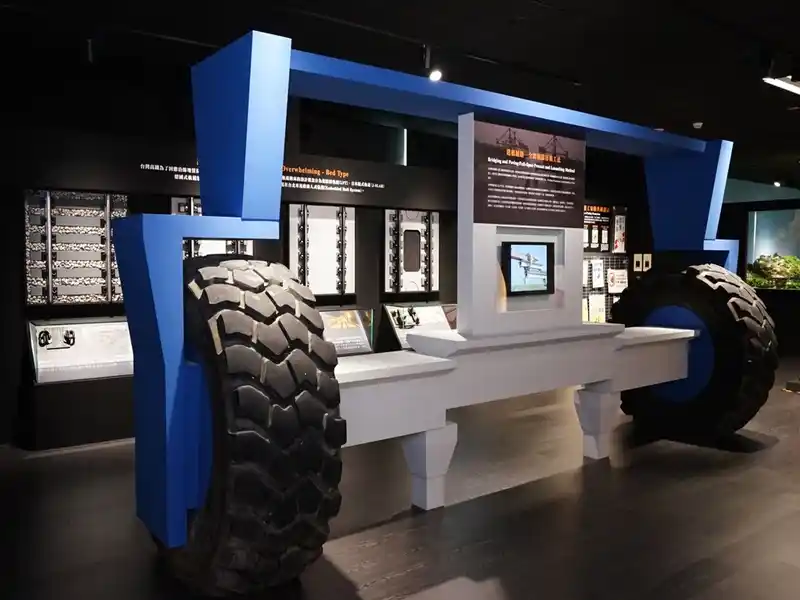 興建工法展示 高鐵探索館